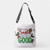 Beste Santa Define Goede Kerstmis | Crossbody Bag Crossbody Tas (Voorkant)
