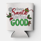 Beste Santa Define Goede Kerstmis | KOELBOX Blikjeskoeler (Voorkant)