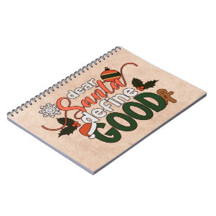 Beste Santa Define Goede Kerstmis   NOTITIEBOEK