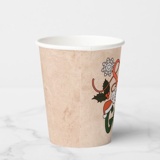 Beste Santa Define Goede Kerstmis | Papieren beker (Rechts)