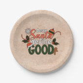 Beste Santa Define Goede Kerstmis | Papieren Bord (Voorkant)