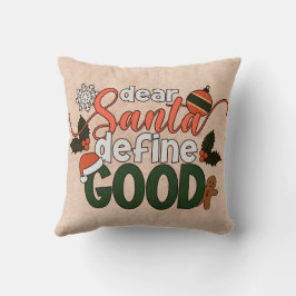 Beste Santa Define Goede Kerstmis | SIERKUSSEN