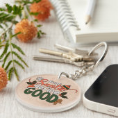 Beste Santa Define Goede Kerstmis | SLEUTELHANGER (Voorkant Rechts)