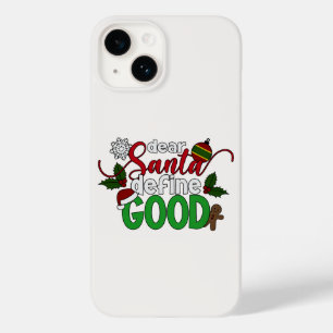 Beste Santa Define Goede Kerstmis   Telefonische k Case-Mate iPhone 14 Hoesje