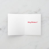 Beste Santa Define Good Franse Bulldog;Kerstmis Feestdagen Kaart (Binnen)