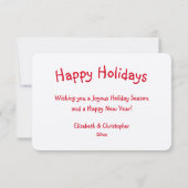 Beste Santa Define Good Funny Holiday Kerstmis Kaart (Achterkant)