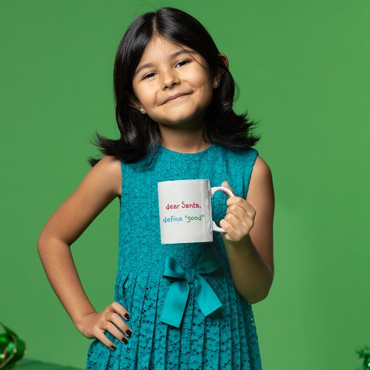 Beste Santa Define Good Funny Humor Hot Cacao Milk Koffiemok