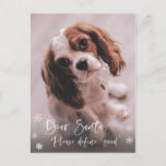 Beste Santa Define "Good" Funny-kerstfoto Briefkaart<br><div class="desc">Een echt flexibel kaartontwerp voor Feestdagen dat ideaal is voor iedereen die dit jaar buiten de grenzen van "goed" is getrapt! Maak gebruik van een foto van je luie pup, je boezemkind of je geweldige zelf! Als uw foto licht in het kleuren bij de bodem (zo onderaan waar het tekstgedeelte)...</div>