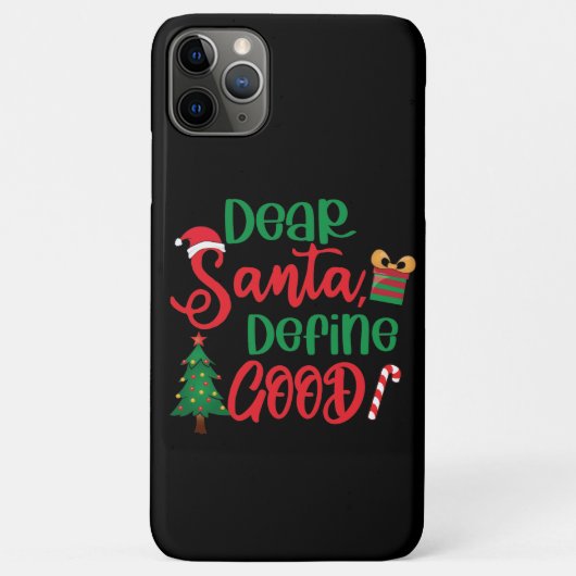 Beste Santa Define Good Funny Kerstmis Case-Mate iPhone Case (Achterkant)