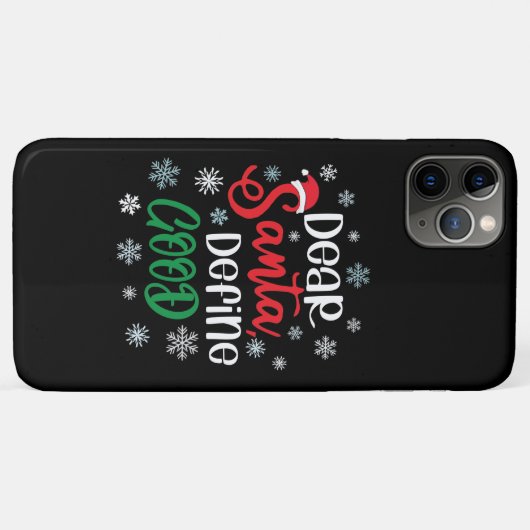 Beste Santa Define Good Funny Kerstmis Case-Mate iPhone Case (Achterkant (horizontaal))