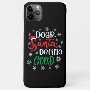 Beste Santa Define Good Funny Kerstmis Case-Mate iPhone Case