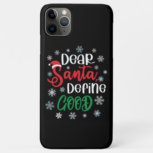 Beste Santa Define Good Funny Kerstmis Case-Mate iPhone Case (Achterkant)