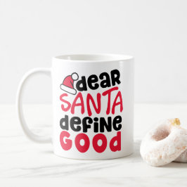 Beste Santa Define Good Funny Kerstmis Koffiemok