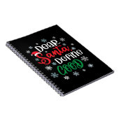 Beste Santa Define Good Funny Kerstmis Notitieboek (Rechterzijde)