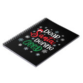 Beste Santa Define Good Funny Kerstmis Notitieboek (Linkerzijde)