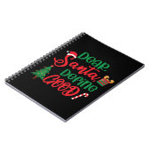 Beste Santa Define Good Funny Kerstmis Notitieboek (Linkerzijde)