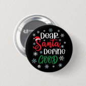 Beste Santa Define Good Funny Kerstmis Ronde Button 5,7 Cm (Voorkant /achterkant)
