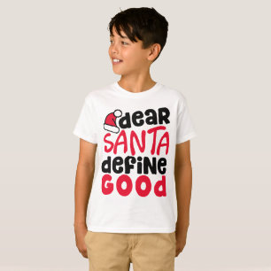 Beste Santa Define Good Funny Kerstmis   Shirt