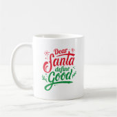 Beste Santa Define Good Koffiemok (Links)