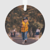 Beste Santa Define Good Photo Ornament (achterkant)