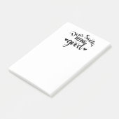Beste Santa Define Good Post-it® Notes (Schuin)