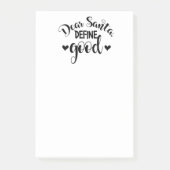 Beste Santa Define Good Post-it® Notes (Voorkant)
