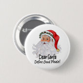 Beste Santa Define Good Ronde Button 5,7 Cm (Voorkant /achterkant)