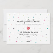 Beste Santa Define Mooie foto Funny Kerstmis Feestdagenkaart (Achterkant)