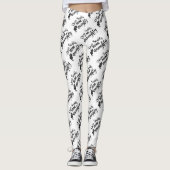 Beste Santa Define Naughty Leggings (Voorkant)