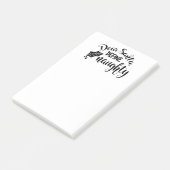 Beste Santa Define Naughty Post-it® Notes (Schuin)