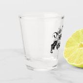 Beste Santa Define Naughty Shot Glas (Links)