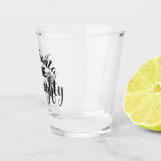Beste Santa Define Naughty Shot Glas (Rechts)