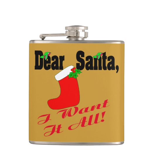Beste Santa Flask Heupfles (Voorkant)