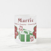 Beste Santa Frosted Mok - Naam/bericht personalise (Center)