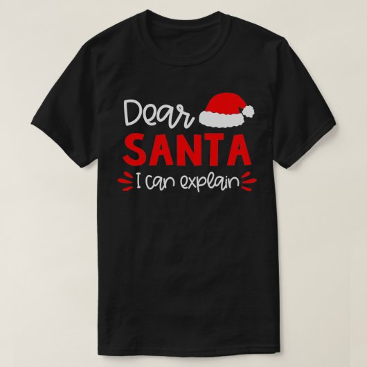 Beste Santa Funny Matching Family Kerstmis Pajama T-shirt (Design voorkant)