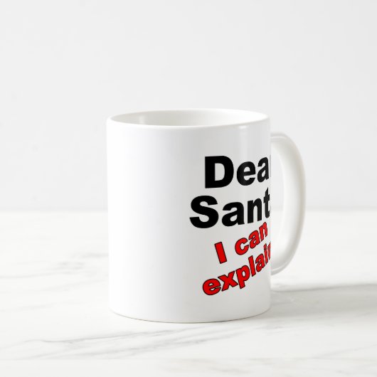 Beste Santa Funny Mug Koffiemok (Voorkant rechts)