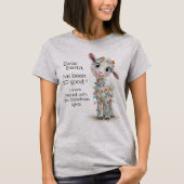 Beste Santa Funny Tangled Christmas Goat T-shirt (Voorkant)
