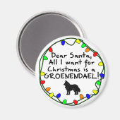 Beste Santa Groenendael Magneet (Voorkant / Achterkant)