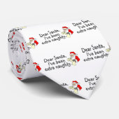 Beste Santa Ive was Extra Naughty Stropdas (Opgerold)
