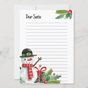 Beste Santa Letter Kaart