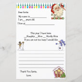 Beste Santa Letter, Snowmen, Santa Claus (Voorkant)