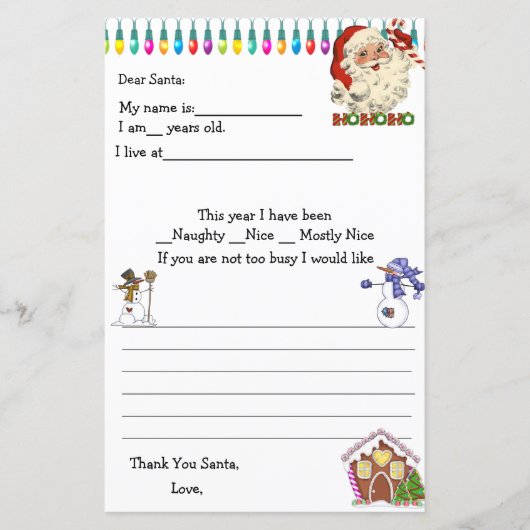 Beste Santa Letter, Snowmen, Santa Claus (Voorkant)