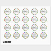 Beste Santa Motorcycle Ronde Sticker (Vel)