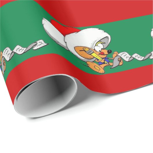 Beste Santa Mouse inpakpapier (Rol Hoek)