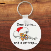 Beste Santa Mouse Sleutelhanger (Voorkant)