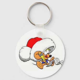 Beste Santa Mouse Sleutelhanger