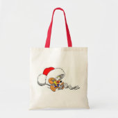 Beste Santa Mouse Tote Bag (Voorkant)
