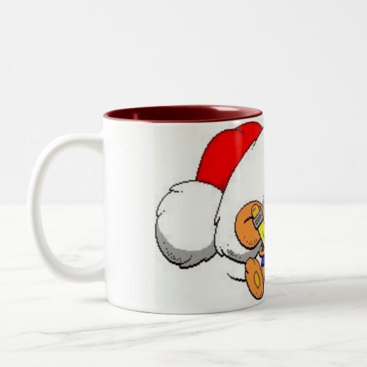 Beste Santa Mouse Tweekleurige Koffiemok (Links)