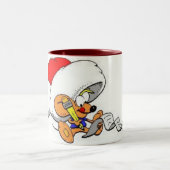 Beste Santa Mouse Tweekleurige Koffiemok (Center)