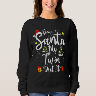Beste Santa My Twin heeft het grappige kerstcadeau Trui